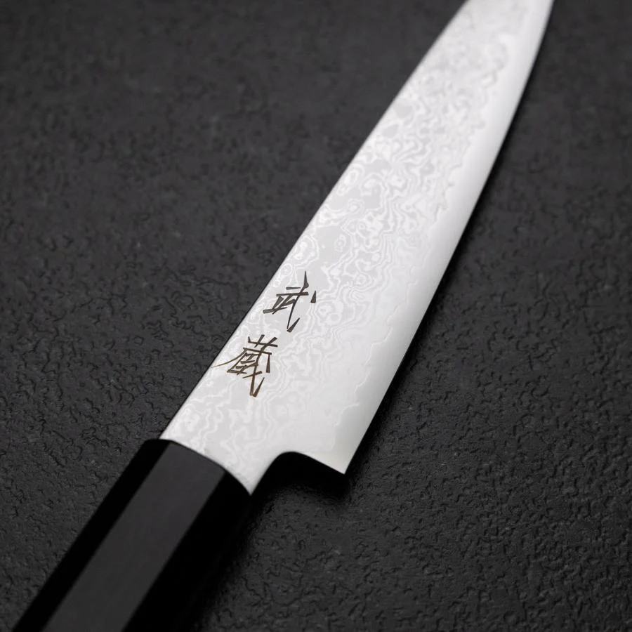 Kiritsuke Petty VG-10 Damast Ebenholz Griff 110mm - Image 3