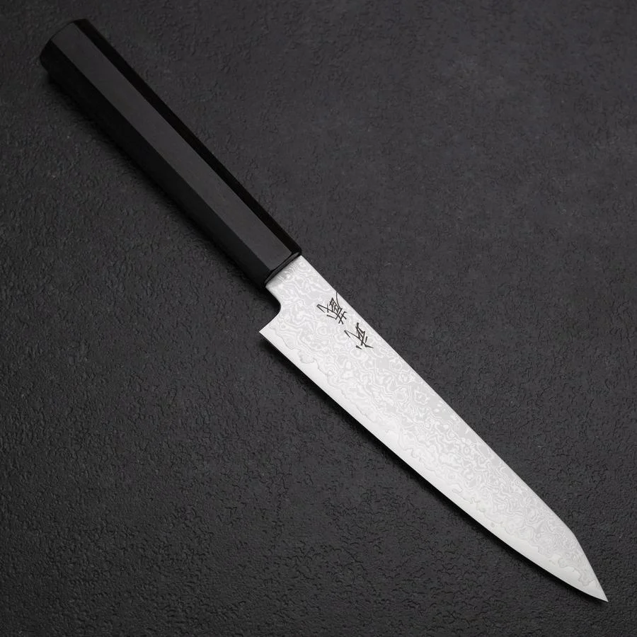 Kiritsuke Petty VG-10 Damast Ebenholz Griff 145mm