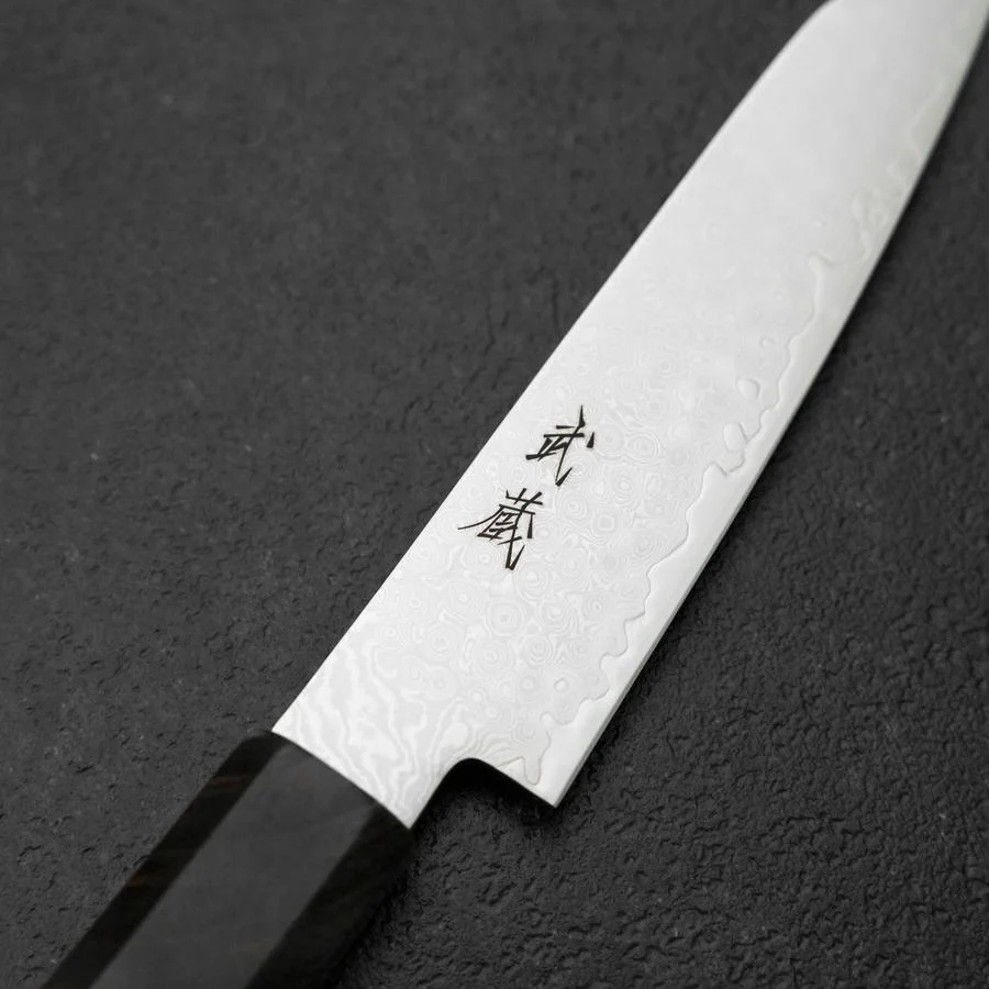 Kiritsuke Petty VG-10 Damast Grauer Birkenholz Griff 120mm - Image 3