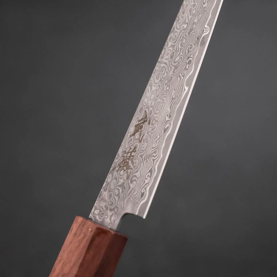 Kiritsuke Petty VG-10 Damast Rosen- und Ebenholz Griff 130mm - Image 3