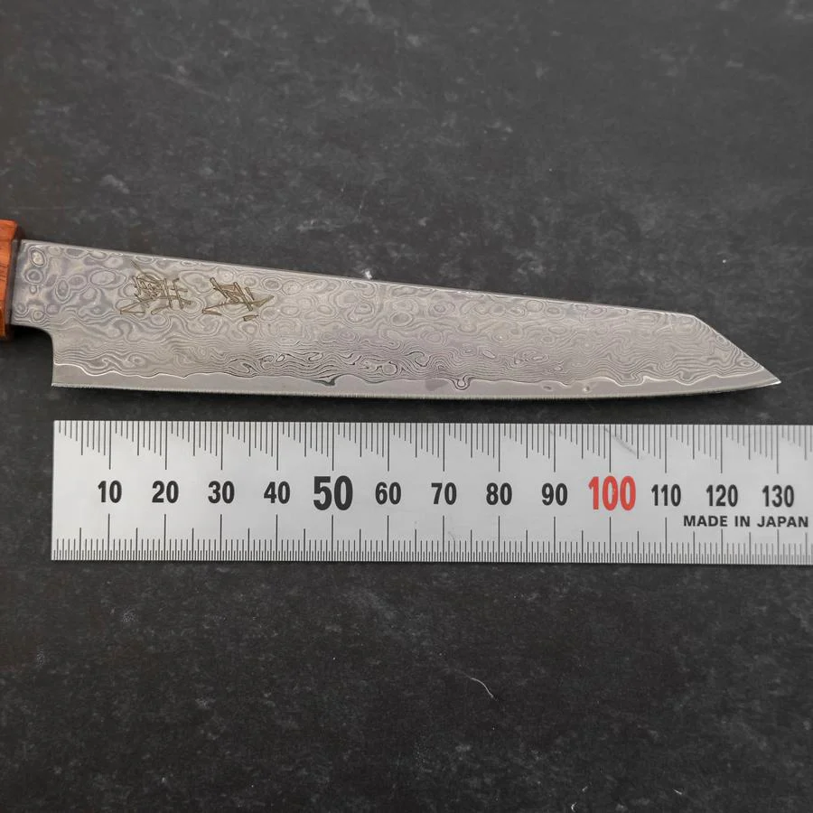 Kiritsuke Petty VG-10 Damast Rosen- und Ebenholz Griff 130mm - Image 7