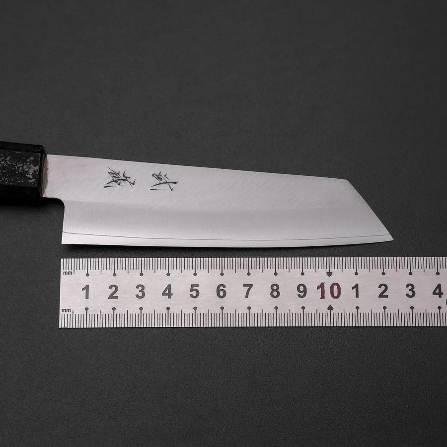Kiritsuke Petty VG-10 Poliert Schwarzer Ishime Urushi Griff 125mm - Image 7