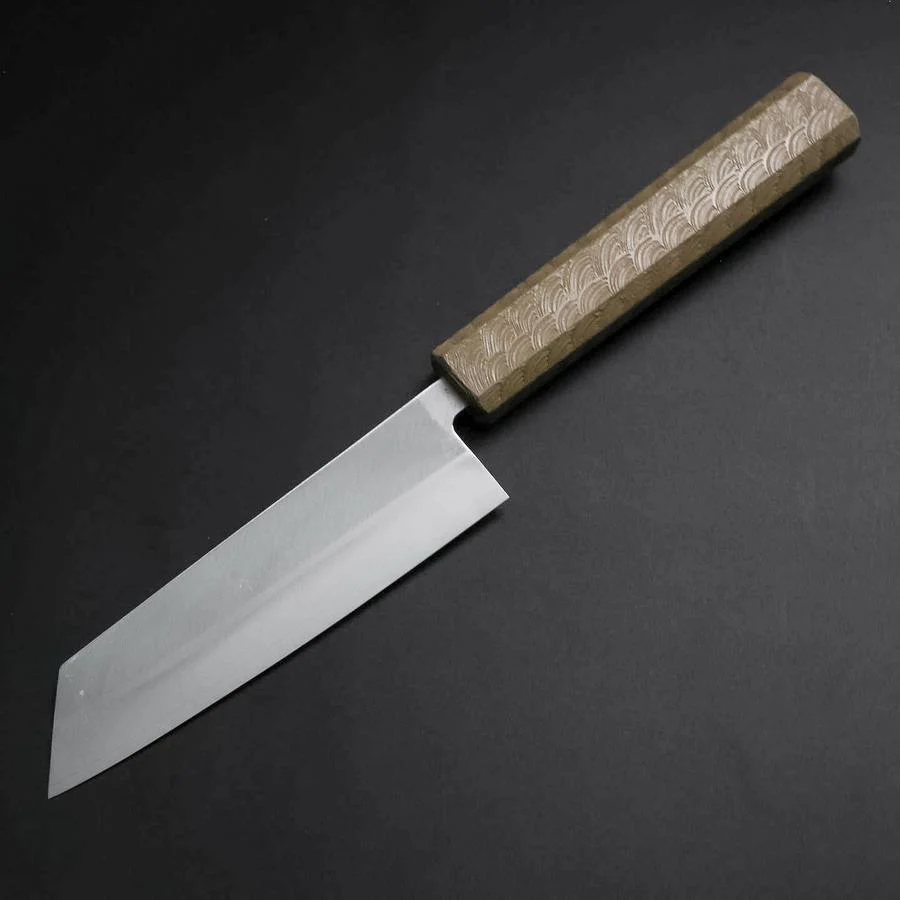 Kiritsuke Petty VG-10 Poliert Weißer Urushi Griff 125mm - Image 2