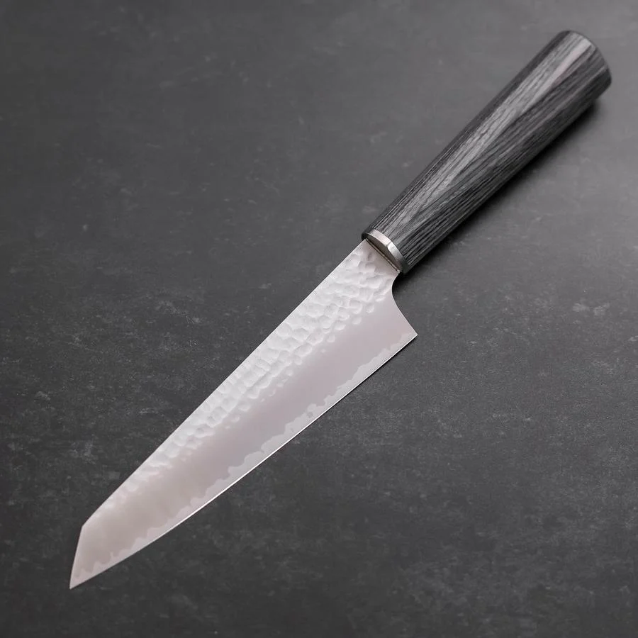 Kiritsuke Petty VG-10 Tsuchime Kohlefarbener Kirschholz Griff 150mm - Image 2
