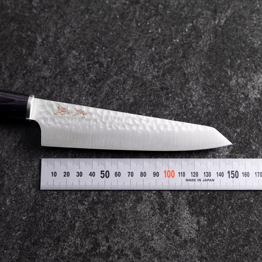 Kiritsuke Petty VG-10 Tsuchime Runder Lila Griff 150mm - Image 7