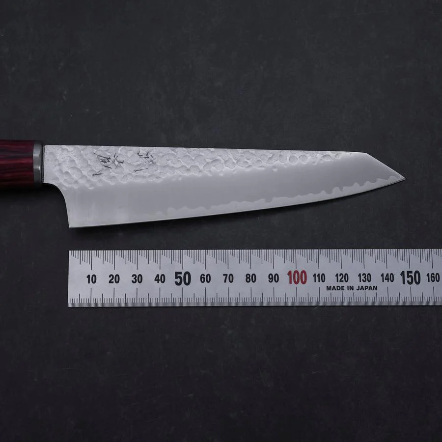 Kiritsuke Petty VG-10 Tsuchime Roter Westlicher Griff 150mm - Image 7