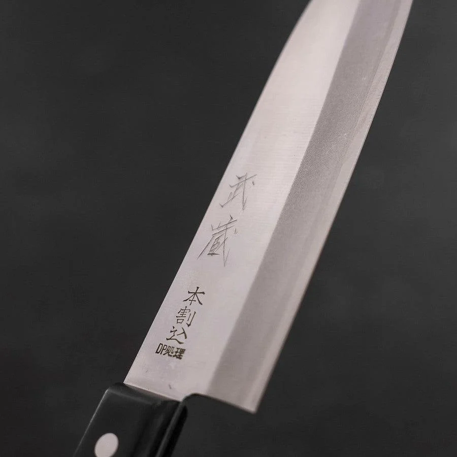 Santoku VG-10 Poliert Westlicher Schwarzer Griff 180mm - Image 3