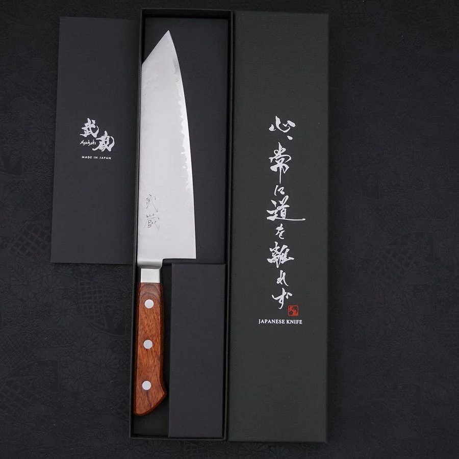 Kiritsuke Santoku VG-5 Tsuchime Westlicher Griff 190mm - Image 8