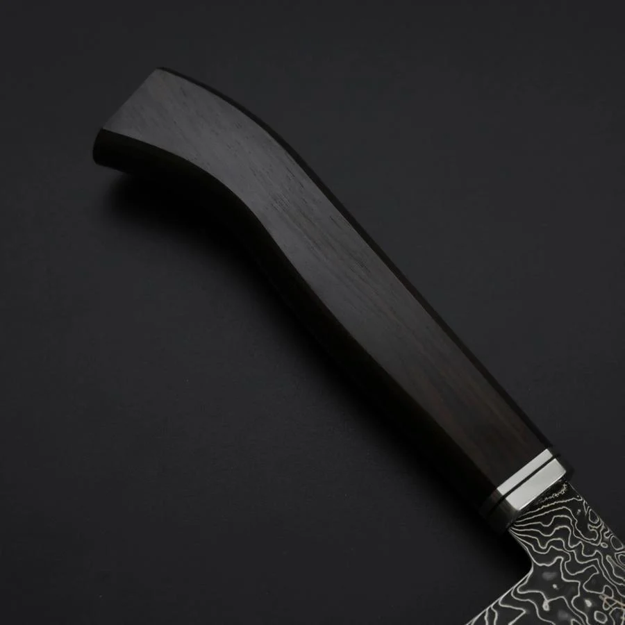 Kiritsuke SG-2 Kurozome Nickel Damast Westlicher Ebenholz Griff 210mm - Image 6