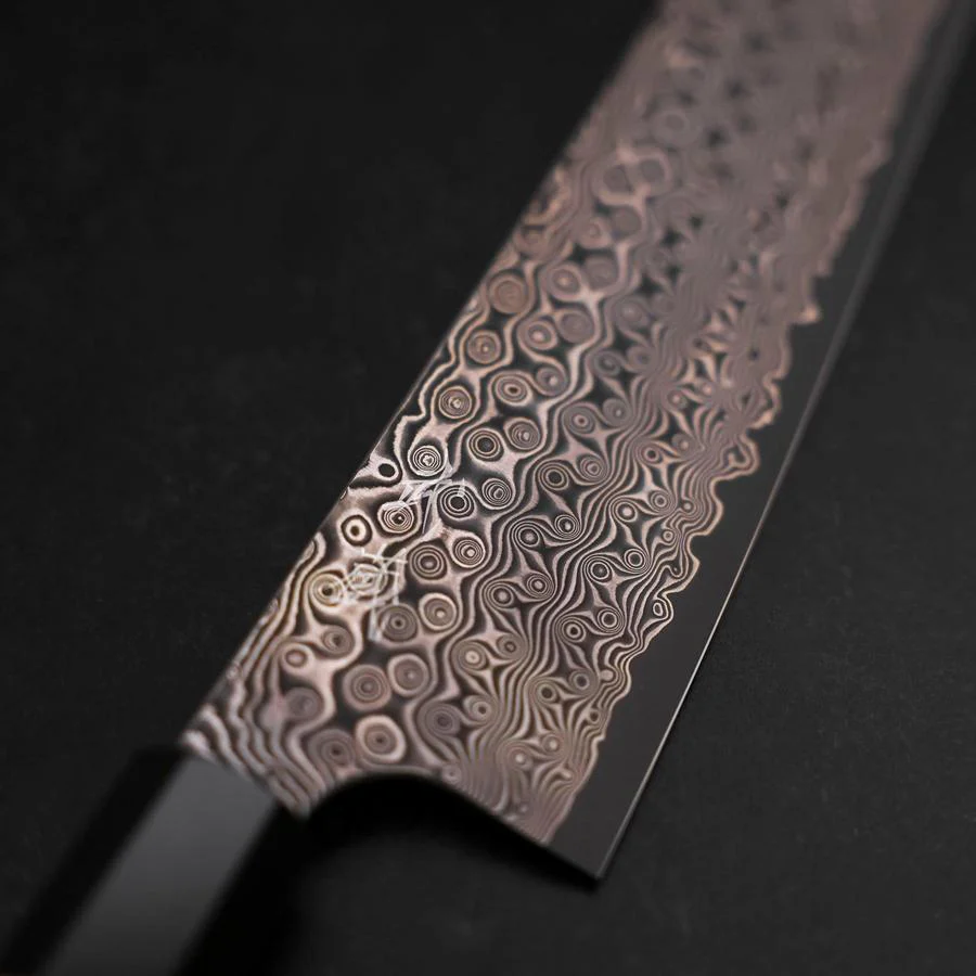 Kiritsuke SG-2 Damast Büffelhorn und Teakholz Griff 225mm - Image 3