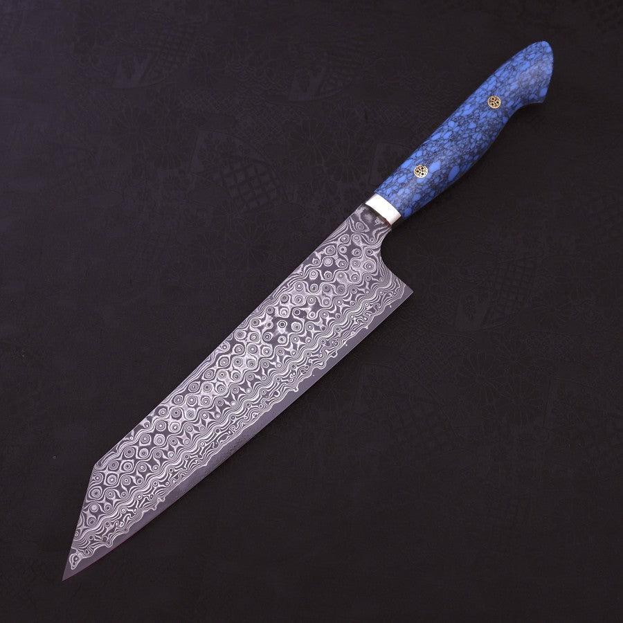 Kiritsuke SG-2 Damast Blauer Türkis Griff 240mm - Image 2