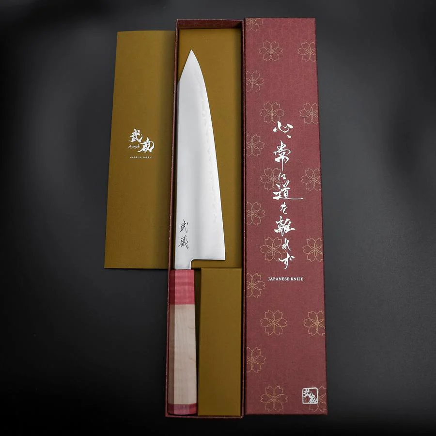 Kiritsuke SG-2 Poliert Roter Ahornholz Griff 240mm - Image 8