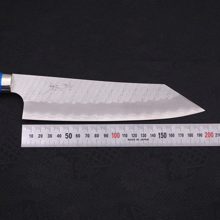 Kiritsuke SG-2 Tsuchime Blauer Türkis Griff 200mm - Image 7