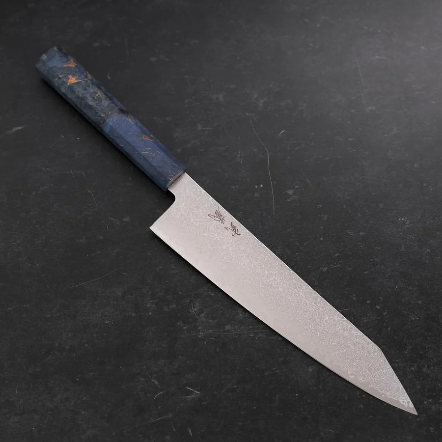 Kiritsuke SG-2 Wellen-Nickel Damast Ahornholz Griff 210mm
