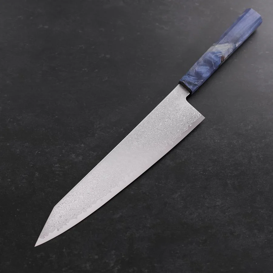 Kiritsuke SG-2 Wellen Nickel Damast Blauer Ahornholz Griff 240mm - Image 2