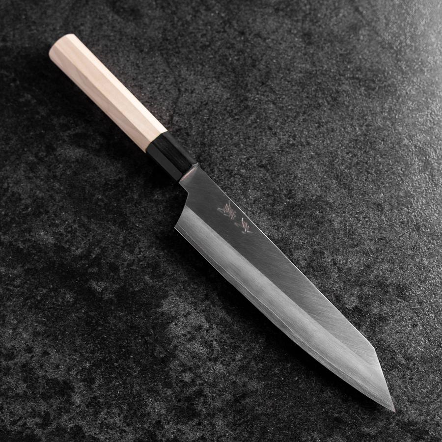 Kiritsuke Silver Steel #3 Kasumi Büffelhorn und Magnolienholz Griff 200mm