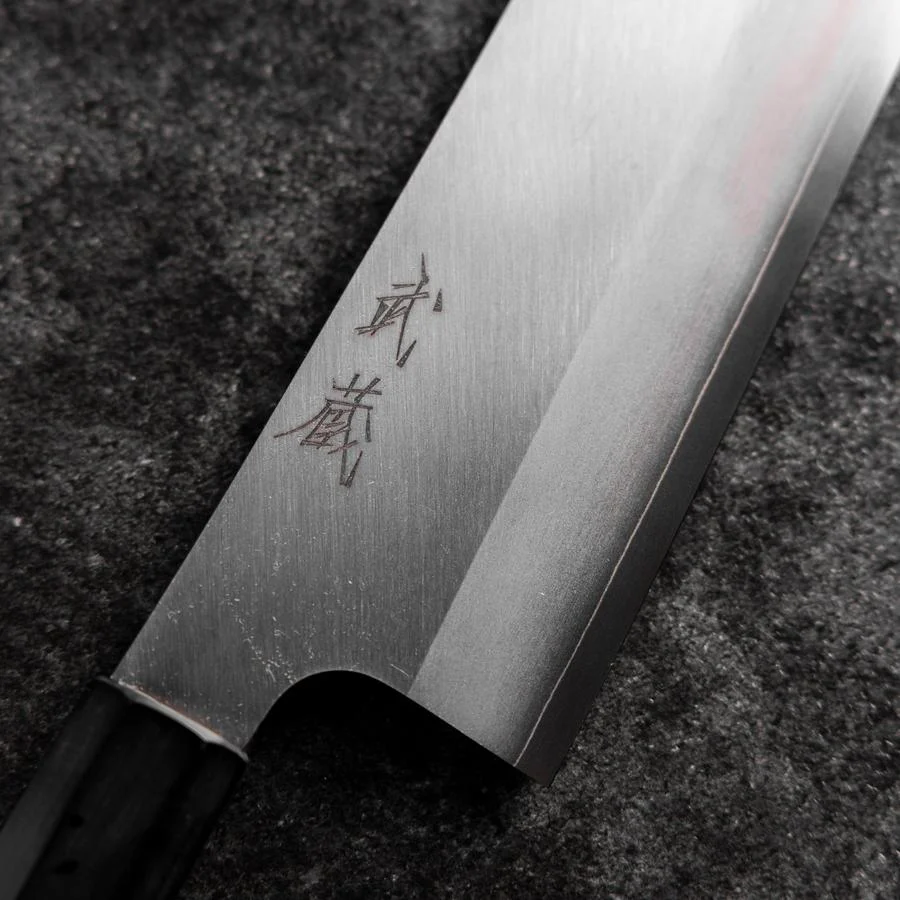 Kiritsuke Silver Steel #3 Kasumi Büffelhorn und Magnolienholz Griff 240mm - Image 3