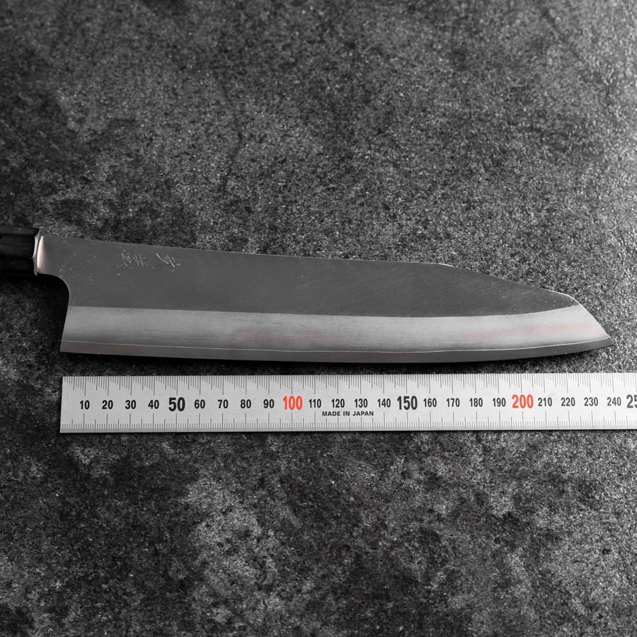 Kiritsuke Silver Steel #3 Kasumi Büffelhorn und Magnolienholz Griff 240mm - Image 7