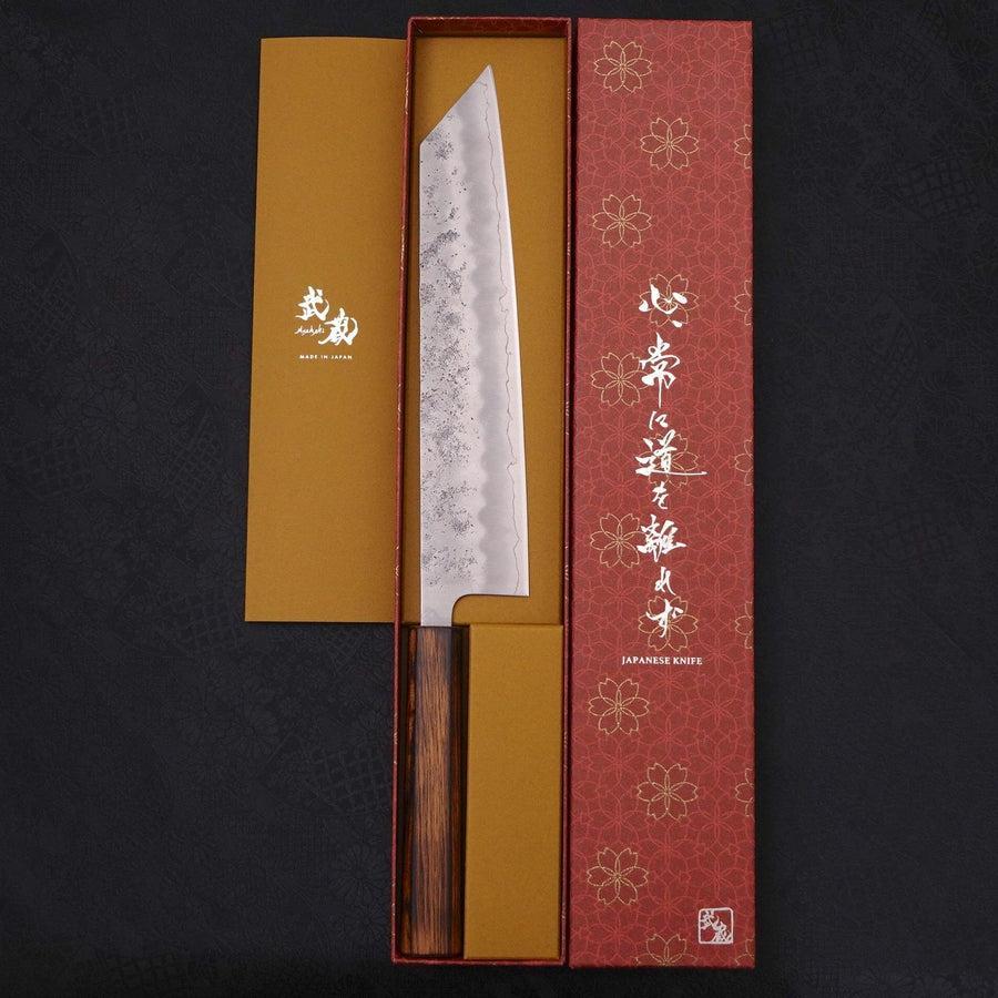 Kiritsuke Silver Steel #3 Nashiji Sumi Urushi Griff 240mm - Image 8