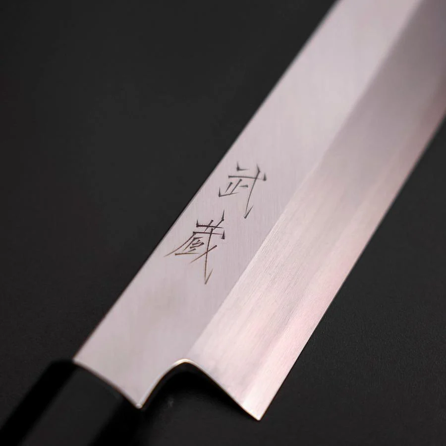 Kiritsuke Silver Steel #3 Poliert Büffelhorn und Ebenholz Griff 260mm - Image 3