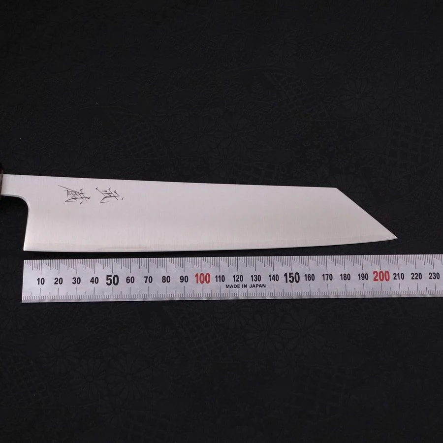 Kiritsuke Silver Steel #3 Poliert Büffelhorn und Magnolienholz Griff 210mm - Image 7