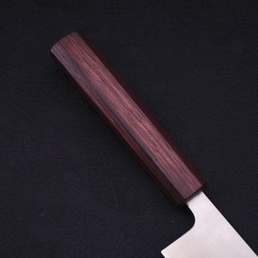 Kiritsuke Silver Steel #3 Poliert Lila Urushi Griff 210mm - Image 6