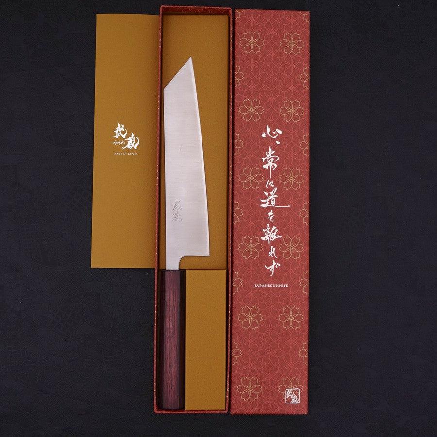 Kiritsuke Silver Steel #3 Poliert Lila Urushi Griff 210mm - Image 8