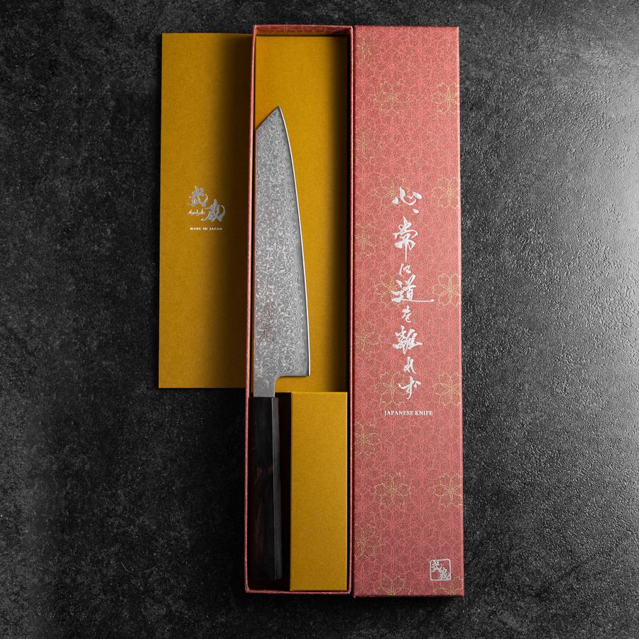 Kiritsuke SLD Schwarzer Damast Ebenholz Griff 205mm - Image 8