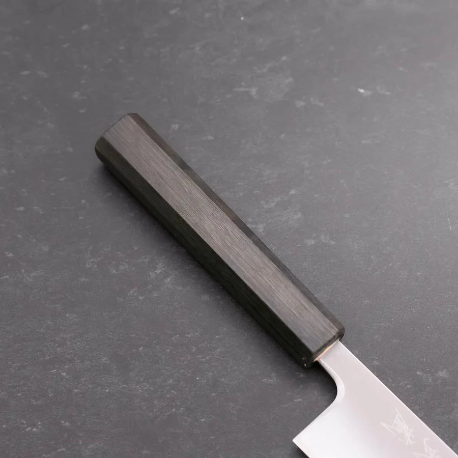 Kiritsuke SLD Poliert Grüner Urushi Griff 210mm - Image 6