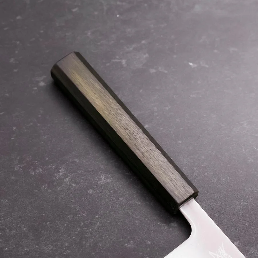 Kiritsuke SLD Poliert Grüner Urushi Griff 240mm - Image 6