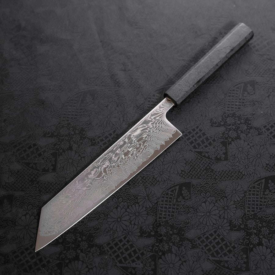 Kiritsuke SLD Wellen Nickel Damast Schwarzer Ishime Urushi Griff 210mm - Image 2