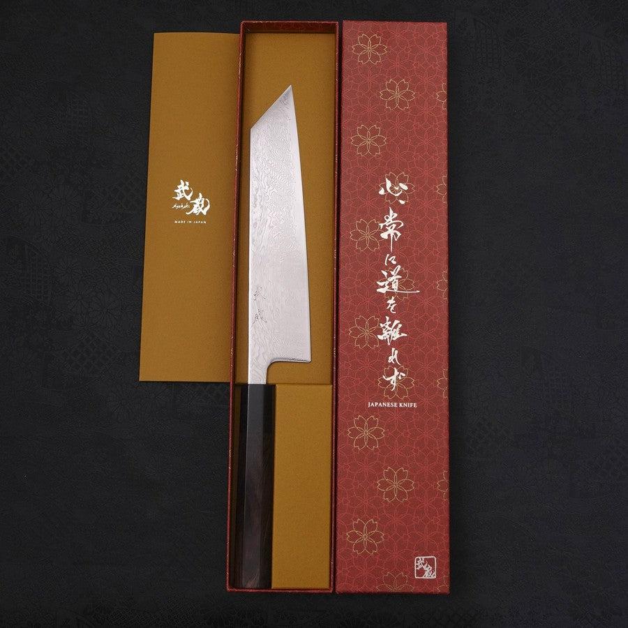 Kiritsuke SLD Wellen Nickel Damast Büffelhorn und Ebenholz Griff 210mm - Image 8