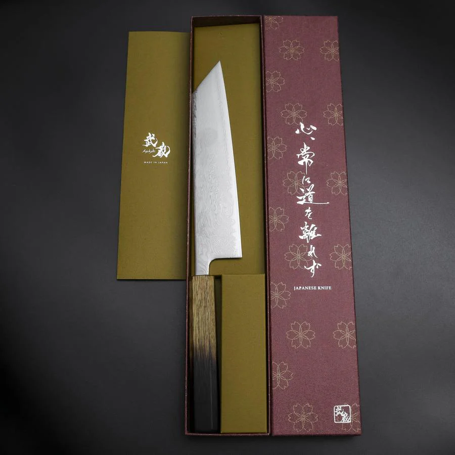Kiritsuke SLD Wellen Nickel Damast Yaki Urushi Griff 210mm - Image 8