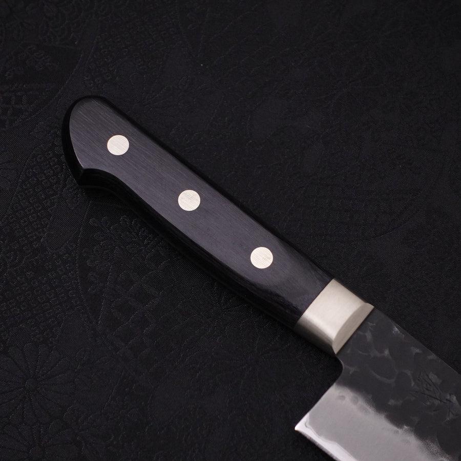 Kiritsuke Aogami-Super Edelstahlummantelung Kurouchi Tsuchime Westlicher Griff 210mm - Image 6