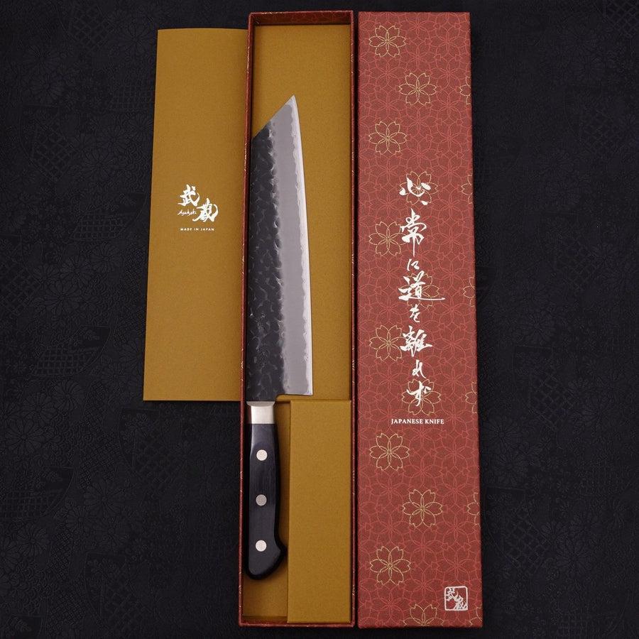 Kiritsuke Aogami-Super Edelstahlummantelung Kurouchi Tsuchime Westlicher Griff 210mm - Image 8