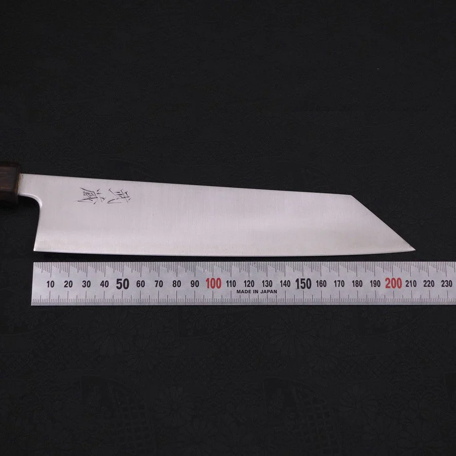 Kiritsuke Aogami-Super Edelstahlummantelung Poliert Sumi Urushi Griff 210mm - Image 7