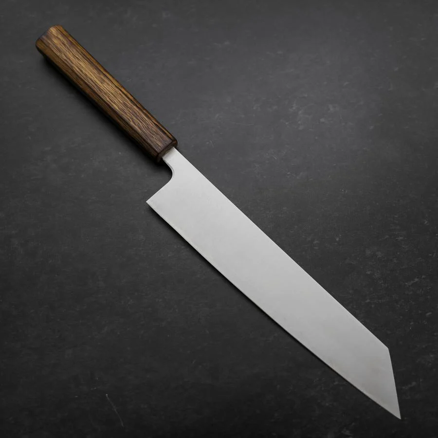 Kiritsuke Edelstahlummantelung Blue Super Poliert Sumi Urushi Griff 240mm
