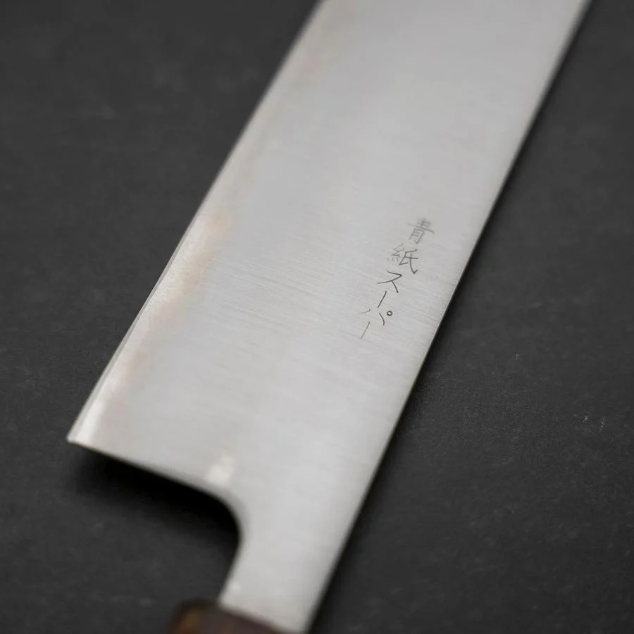Kiritsuke Edelstahlummantelung Blue Super Poliert Sumi Urushi Griff 240mm - Image 3