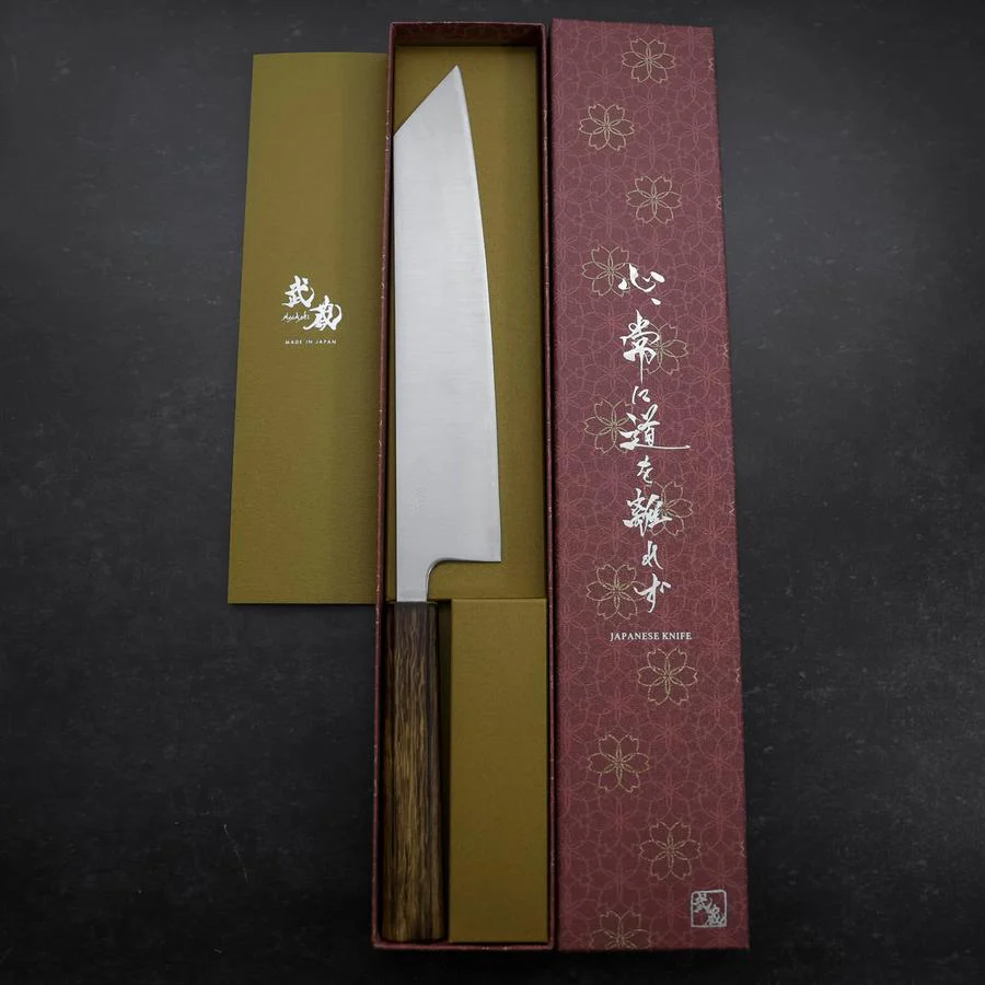 Kiritsuke Edelstahlummantelung Blue Super Poliert Sumi Urushi Griff 240mm - Image 8