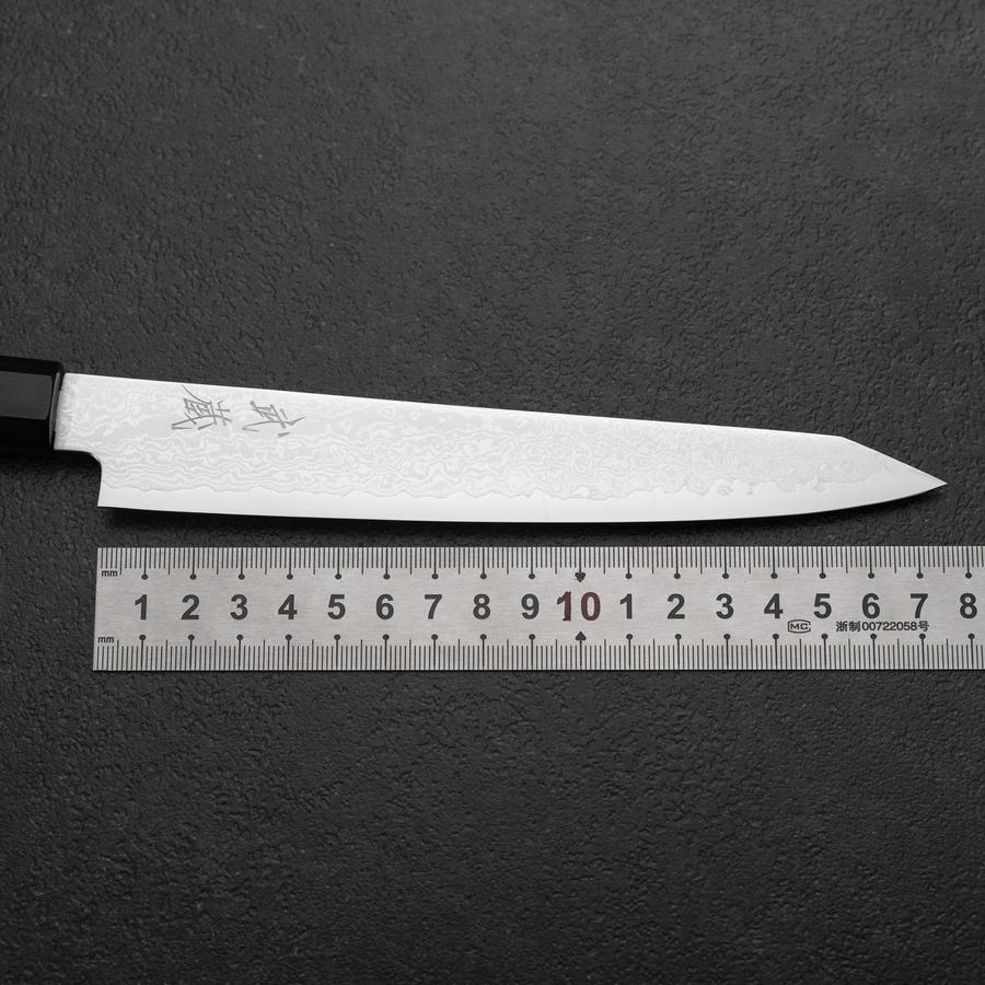 Kiritsuke Sujihiki VG-10 Damast Ebenholz Griff 175mm - Image 7