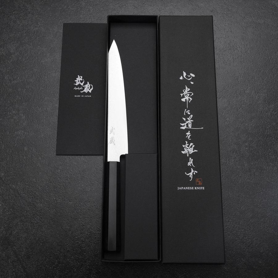 Kiritsuke Sujihiki VG-10 Damast Ebenholz Griff 175mm - Image 8
