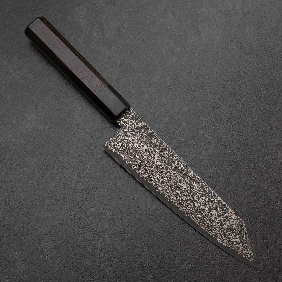Bunka VG-10 Schwarzer Damast Rosenholz Griff 180mm