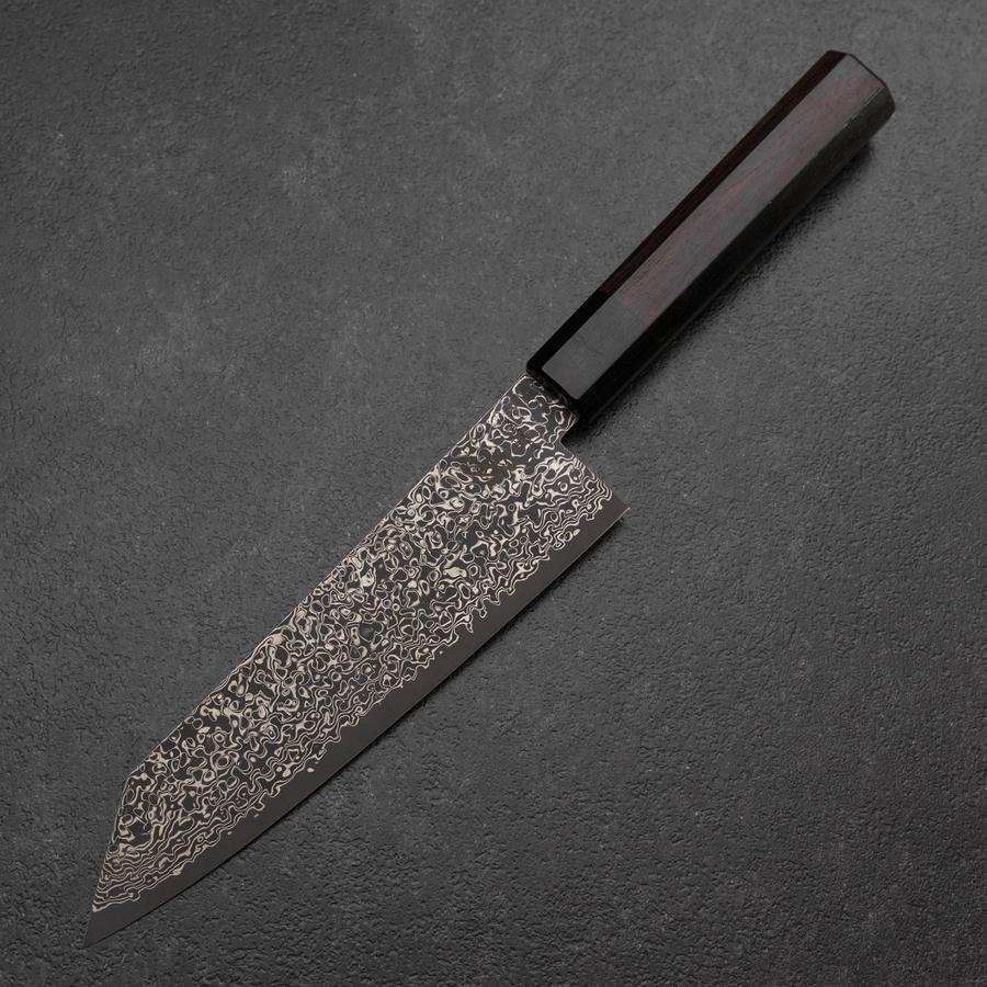 Bunka VG-10 Schwarzer Damast Rosenholz Griff 180mm - Image 2