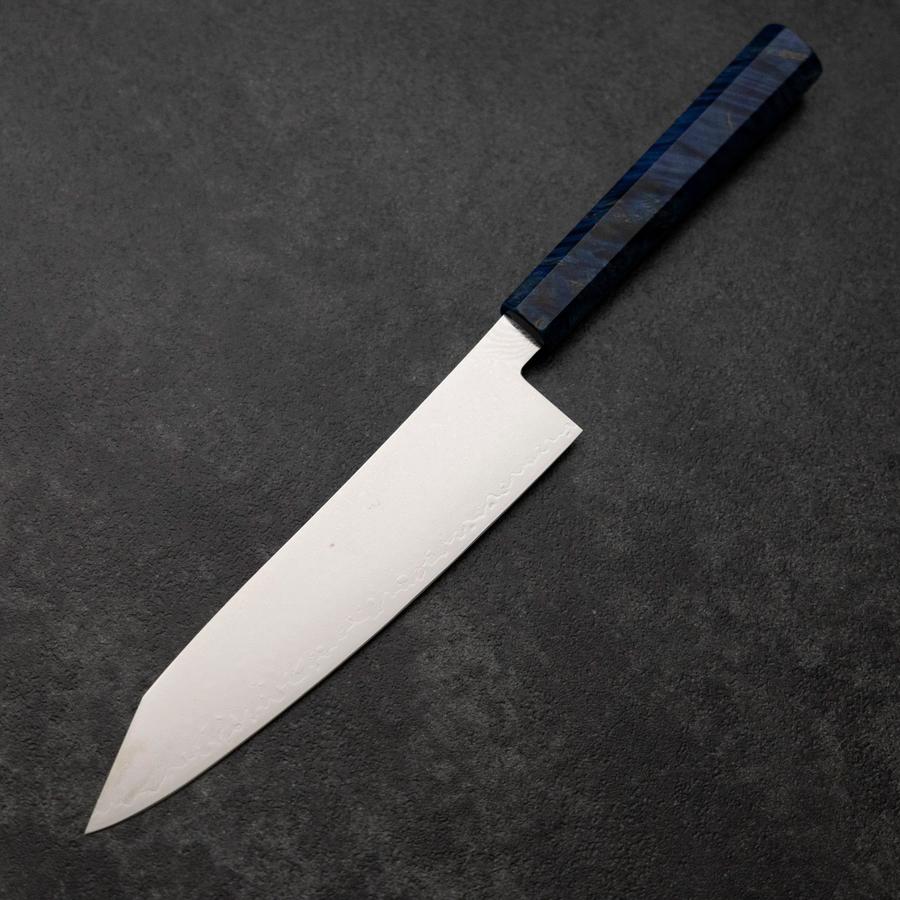 Kiritsuke VG-10 Damast Blauer Birkenholz Griff 210mm - Image 2