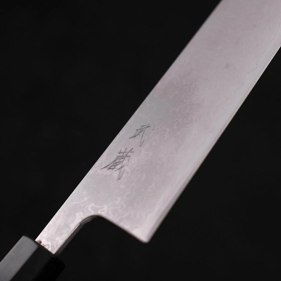 Kiritsuke VG-10 Damast Büffelhorn und Ebenholz Griff 210mm - Image 3