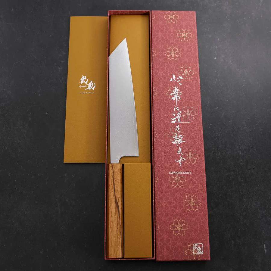 Kiritsuke VG-10 Damast Eichenholz 210mm - Image 8
