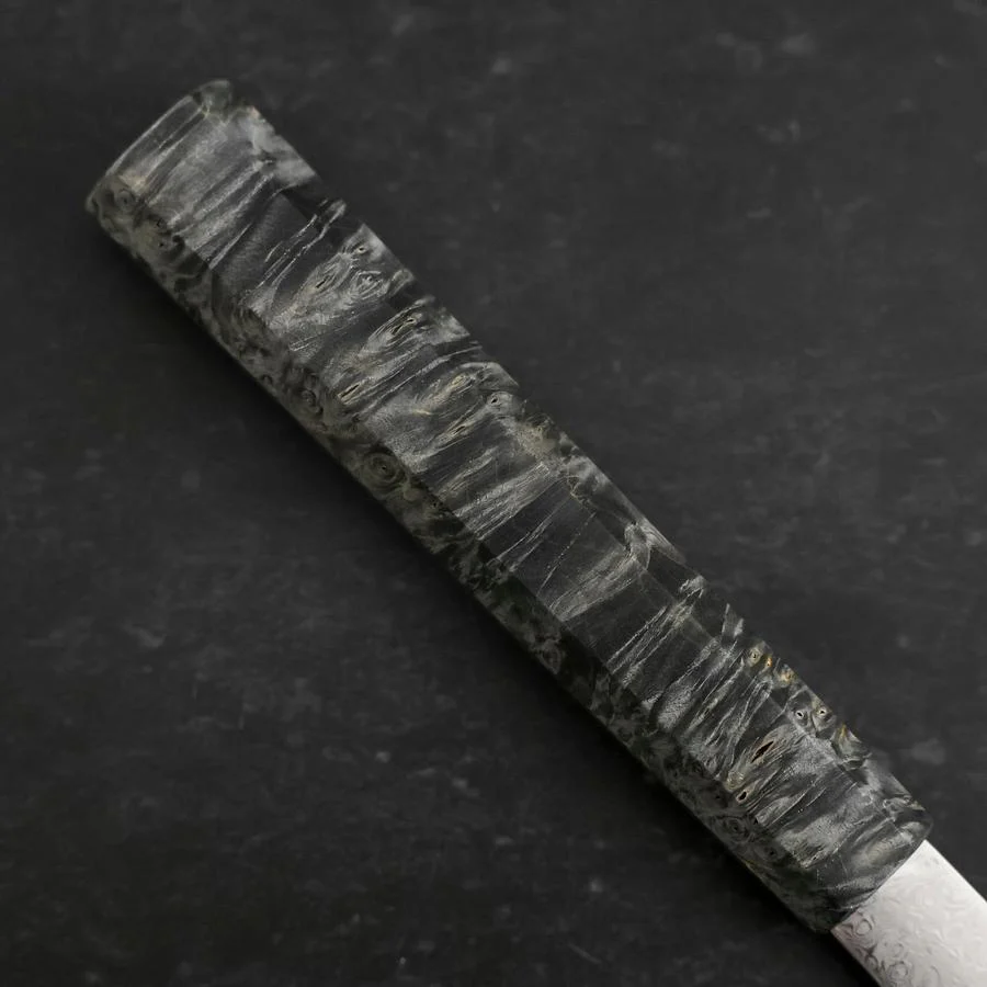 Kiritsuke VG-10 Damast Grauer Birkenholz Griff 210mm - Image 6