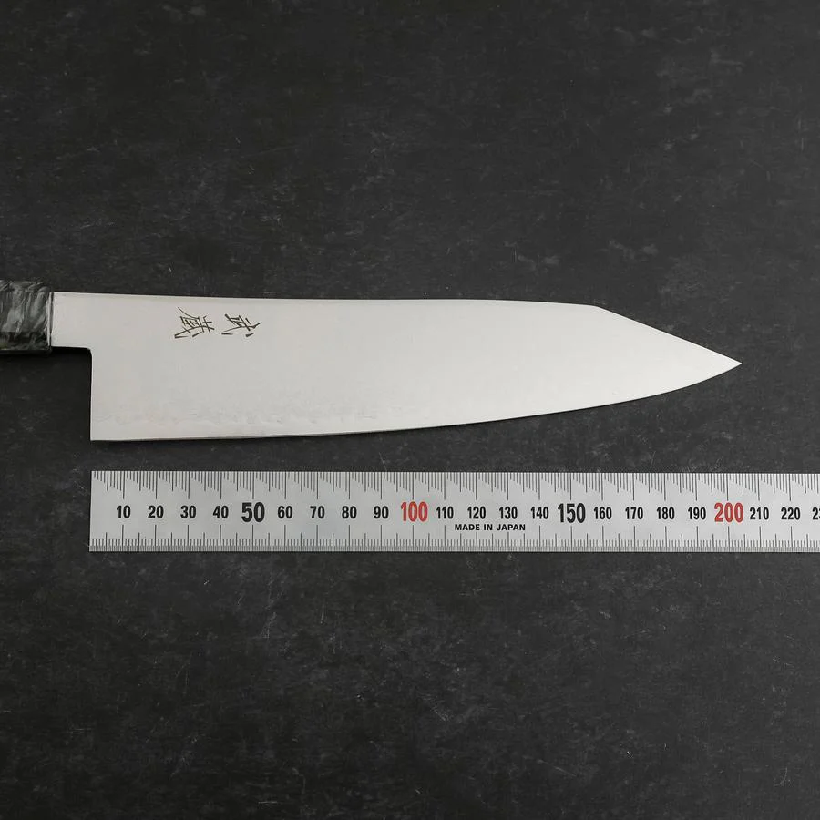Kiritsuke VG-10 Damast Grauer Birkenholz Griff 210mm - Image 7