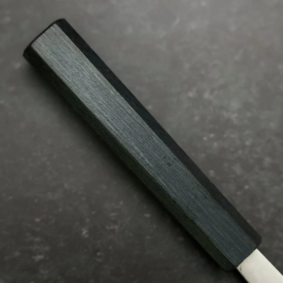 Kiritsuke VG-10 Damast Dunkelblauer Urushi Griff 210mm - Image 6