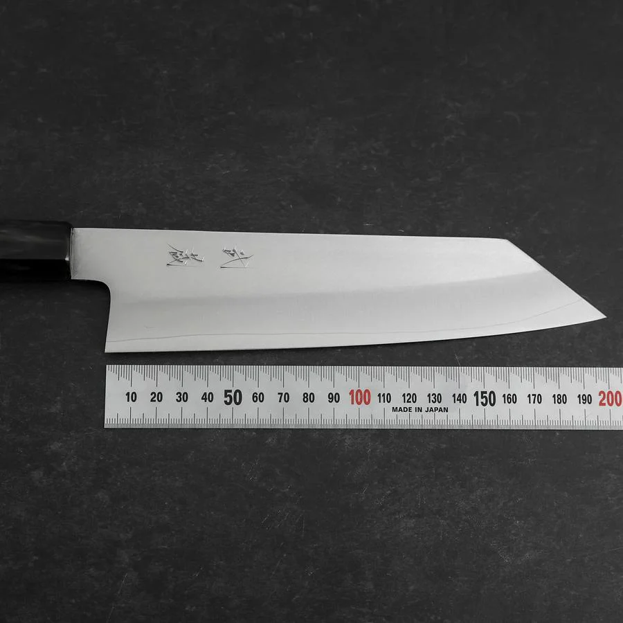 Kiritsuke VG-10 Poliert Büffelhorn und Ebenholz Griff 200mm - Image 7
